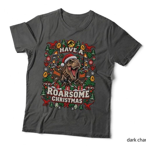 Jurassic park christmas ugly - park,